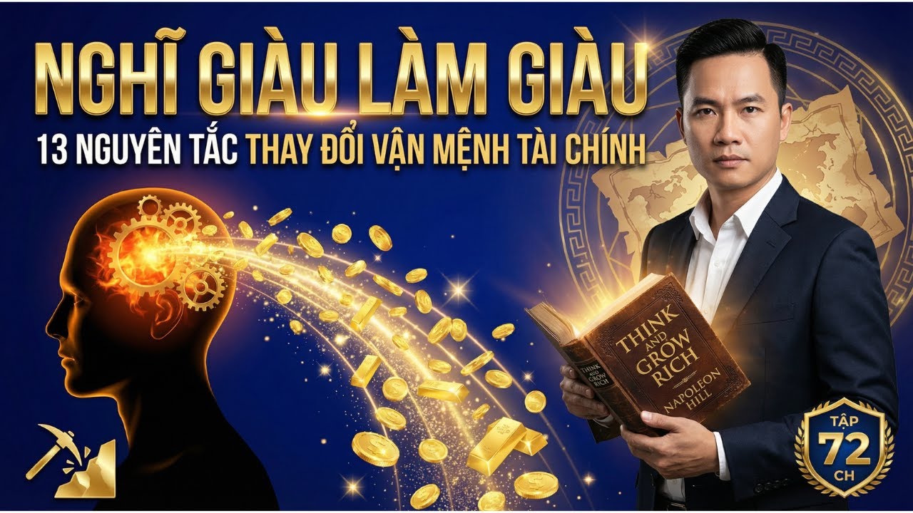 ( Tóm Tắt Sách ) Nghĩ Giàu Làm Giàu (Napoleon Hill): 13 Nguyên Tắc Thay Đổi Vận Mệnh Tài Chính