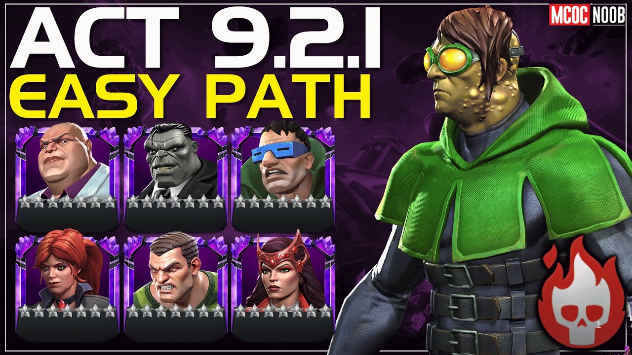 The EASIEST Path To Victory In MCOC Act 9.2.1 with TOAD Boss!