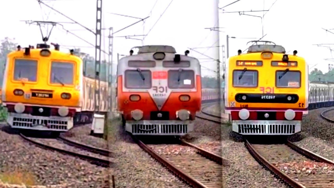 🔥Dangerous High Speed Trains Action In Sharp Curve। Intercity+Tista & Local Train। Indian Railway।