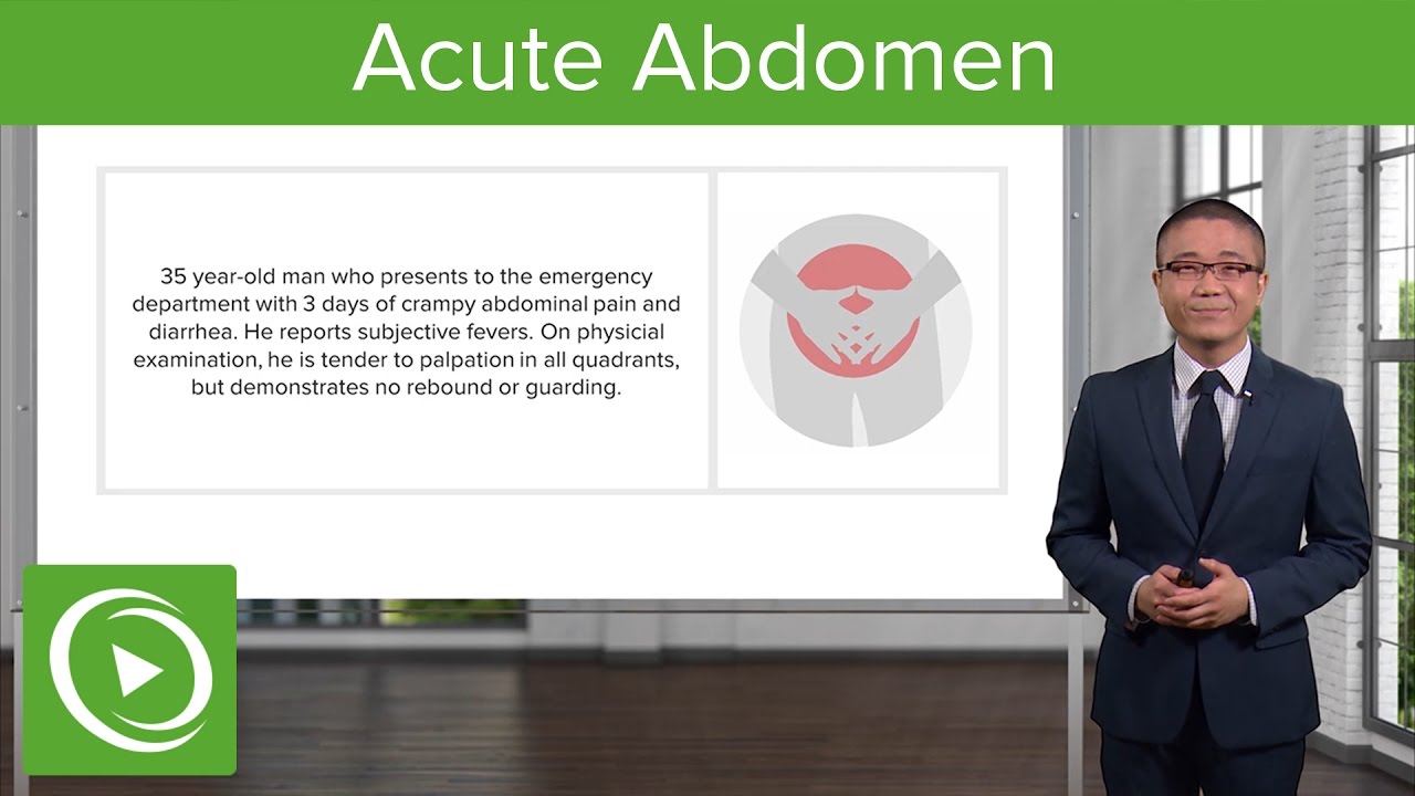 Acute Abdomen: General Principles &ndash; General Surgery | Lecturio