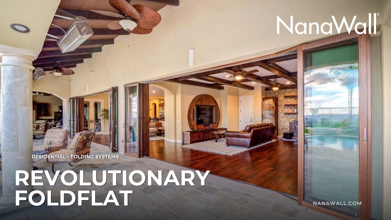 NanaWall Brings Forth Revolutionary FoldFlat