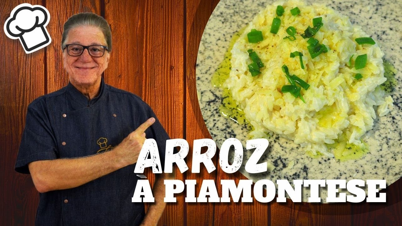 Como fazer Arroz à piamontese | Arroz cremoso com parmesão | Cozinha básica | Chef Zeca