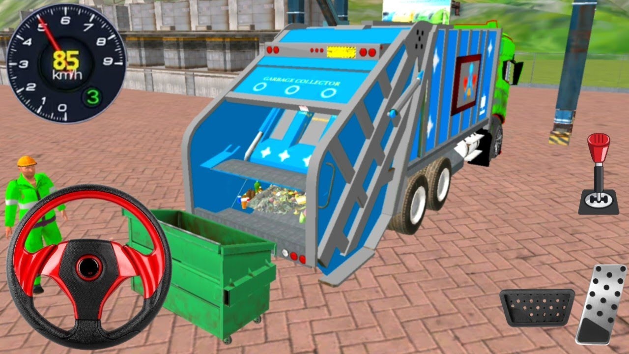 Garbage Extreme Truck Simulator 2026 - Real Garbage Management Truck 3D Game - Android Gameplay