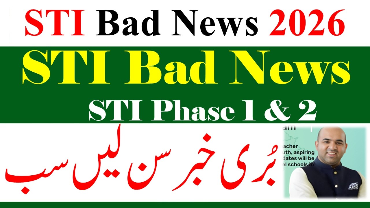 Bad News for STI Phase 1 & 2 | STI Jobs 2026 | School Teaching Internees STI Jobs 2026 | STI Jobs