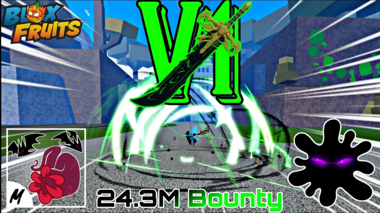 Dark Blade V1 『Sanguine Art + Dark Blade』 Blox Fruits DARK BLADE V1 Combo & Bounty Hunting!