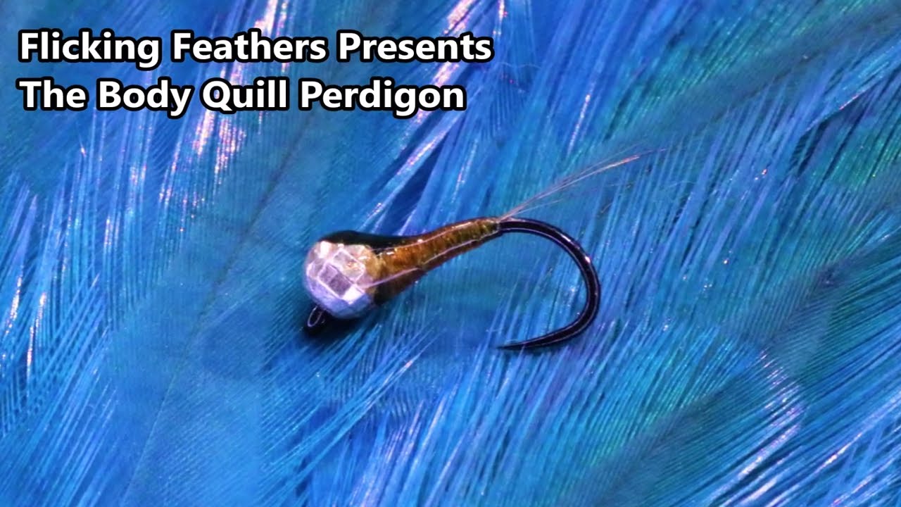 Fly Tying A Body Quill Perdigon With Martyn White