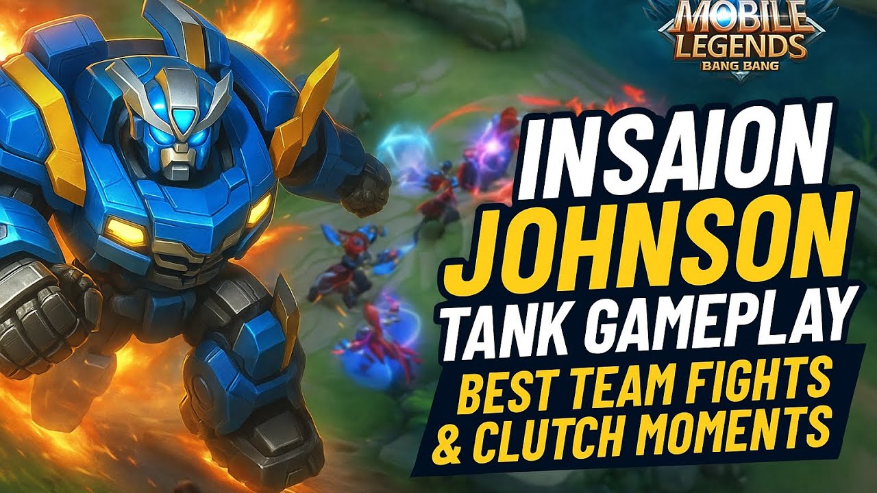 INSANE Johnson Tank Gameplay | Best Team Fights & Clutch Moments - Mobile Legends Bang Bang