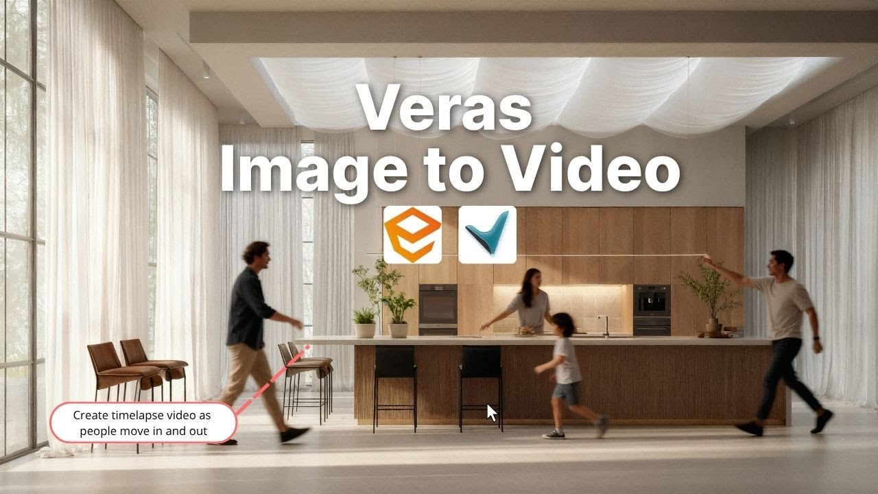 Превратите любое изображение в кинематографическое видео с помощью Veras AI и Enscape