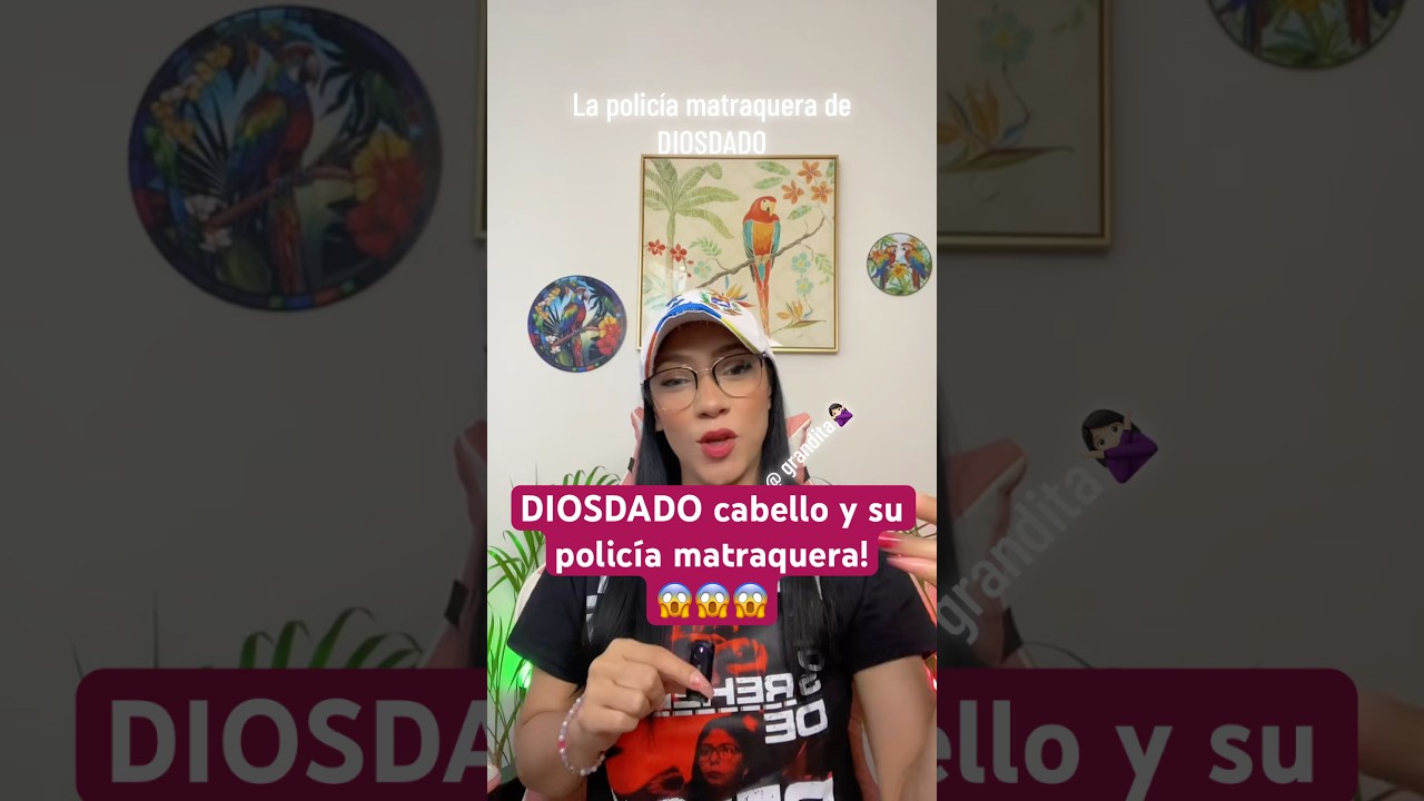 Humor y crisis. DIOSDADO Cabello y su polic&iacute;a matraquera 😱 #humor #venezuela