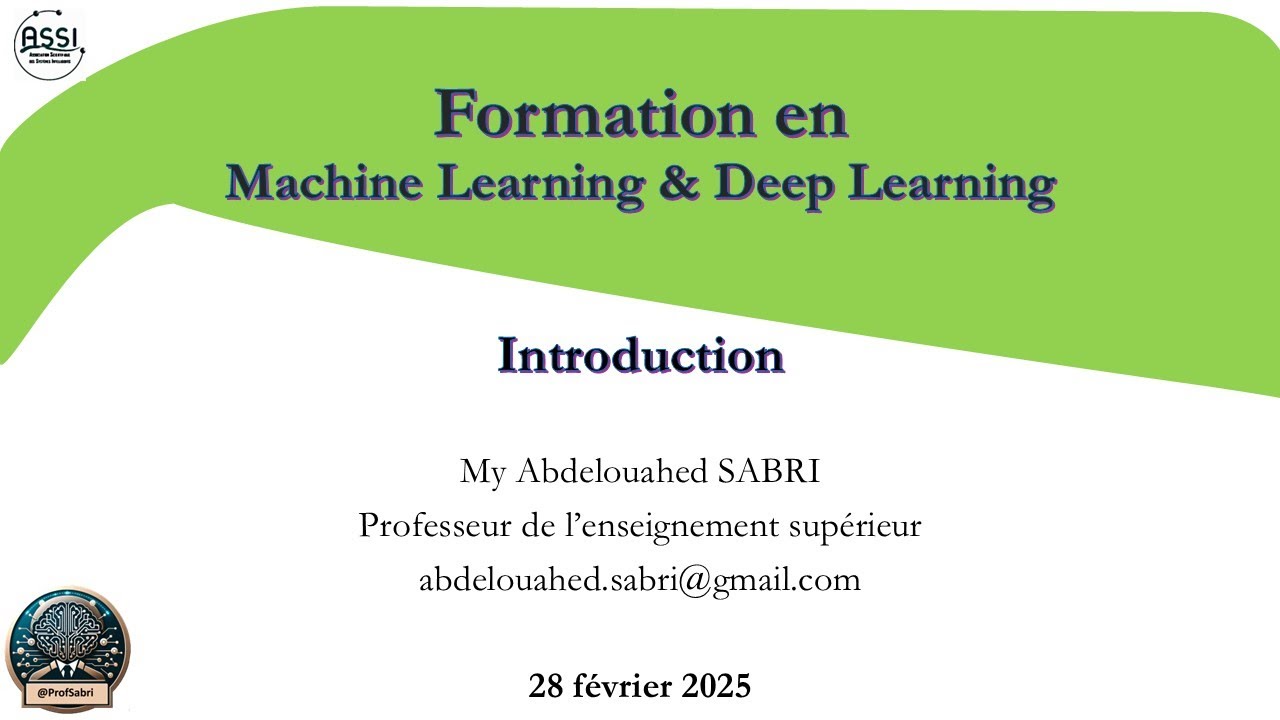 Formation en Machine Learning et Deep Learning