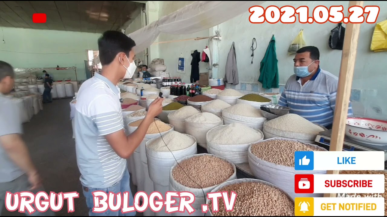 Urgut  yuqori  dehqon  bozori   narx navolal   bilan  tanishdik  2021.05.27