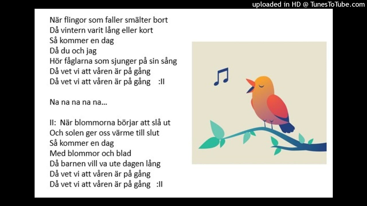 Öva: Våren är på gång