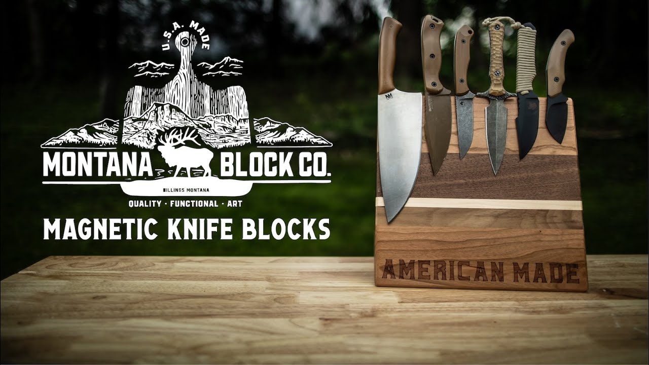 Every Kitchen Needs This Magnetic Knife Block | Made in Montana by Montana Block