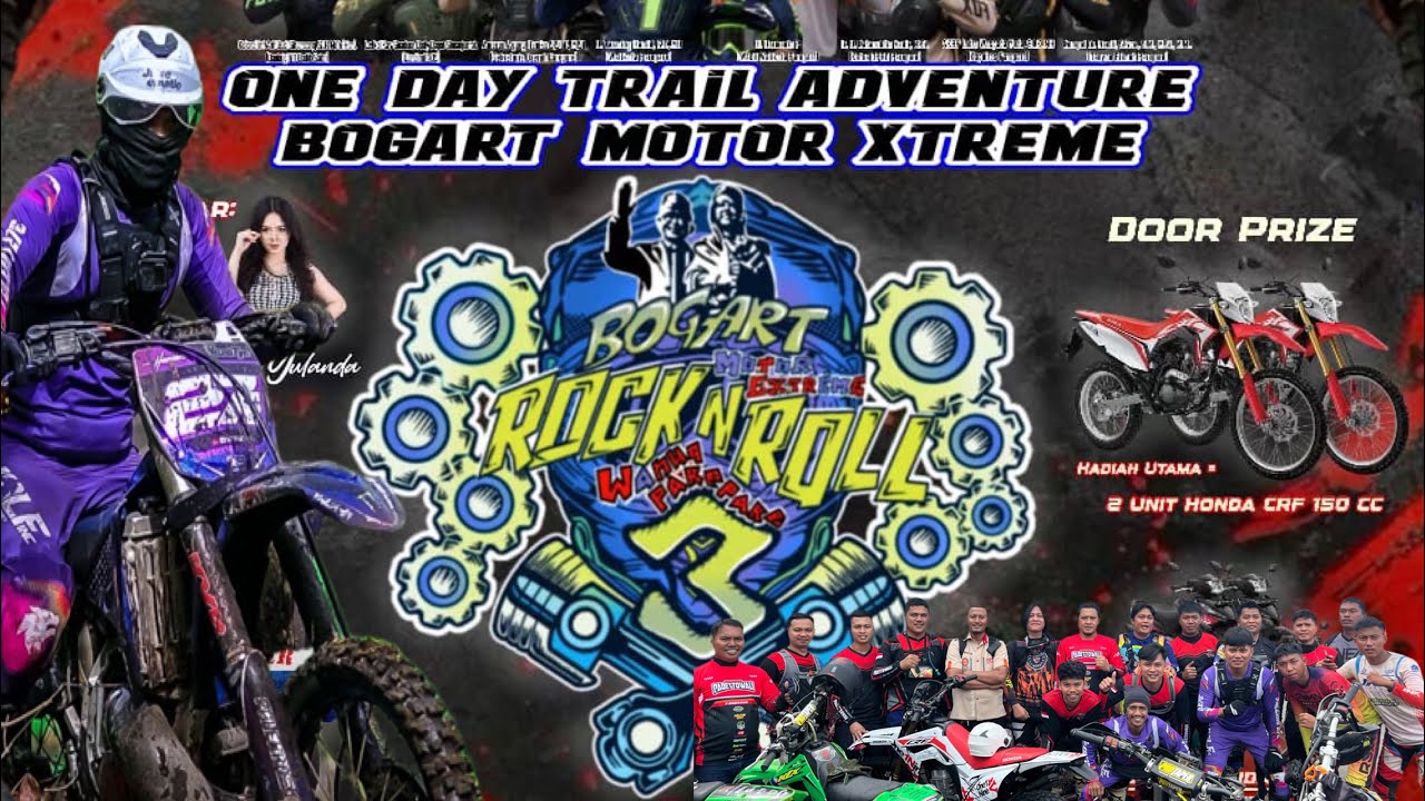 Rock N Roll BOGAR MX One Day Trail Adventure jelajah alam Parepare