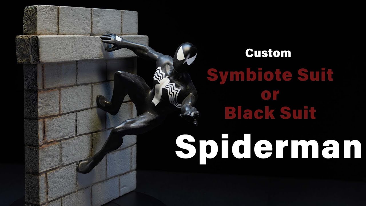Custom Symbiote/Black Suit Spiderman