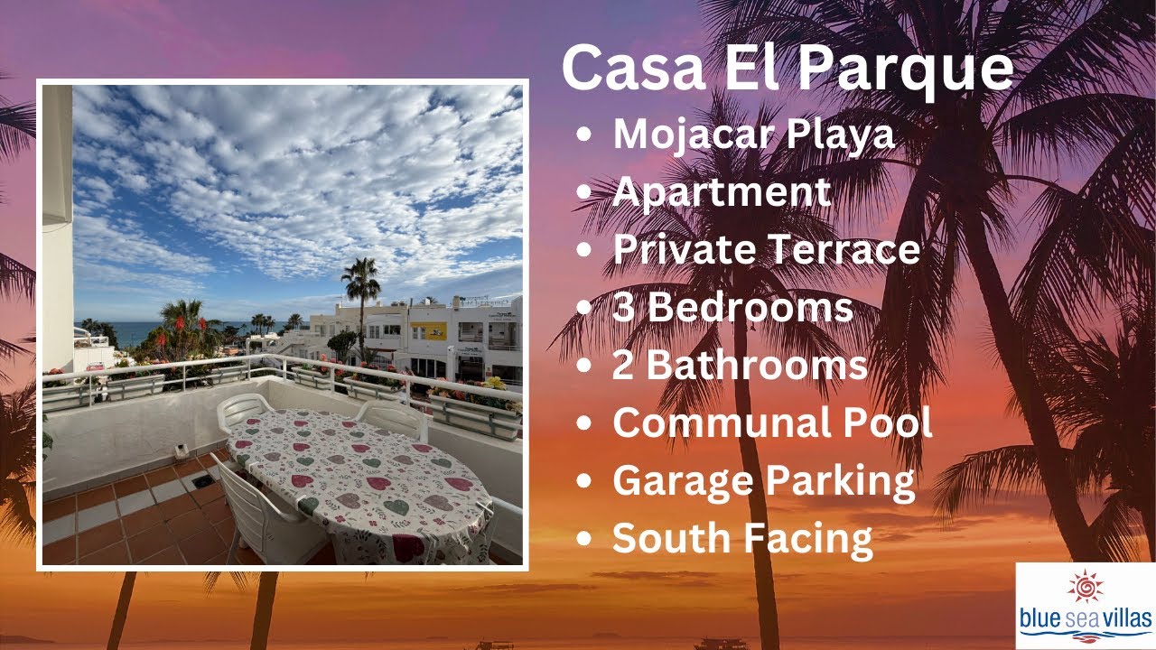BSV- Casa El Parque, 3 Bedroom 2 Bathroom Apartment available for Short Term Rental in Mojacar Playa