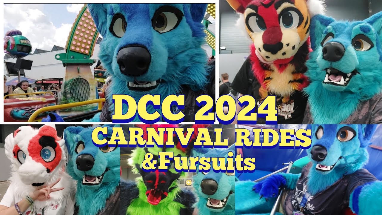 DCC 2024// Carnival rides in Fursuit!//#fursuiter #furries #fursuit #fursuiting #fursuiters