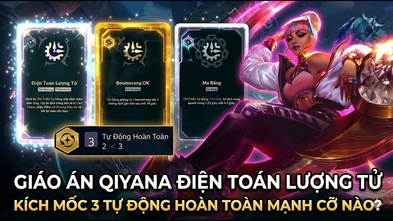 Giáo Án Qiyana Điện Toán Lượng Tử - Lõi Kim Cương Bá Đạo Dành Cho Tướng Sát Thủ | Aram Hỗn Loạn