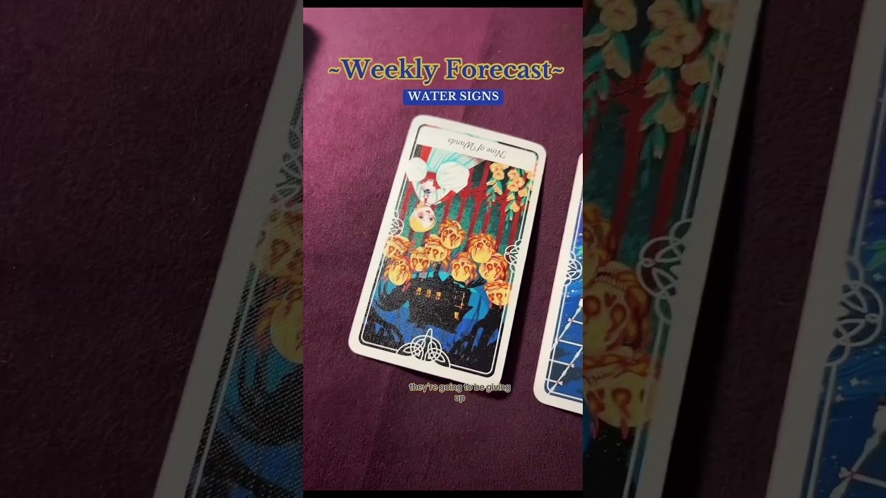Weekly Tarotscope~WATER SIGNS 🌊 7/22/24-7/28/24| I Do Not Own The Copyrights To This Song