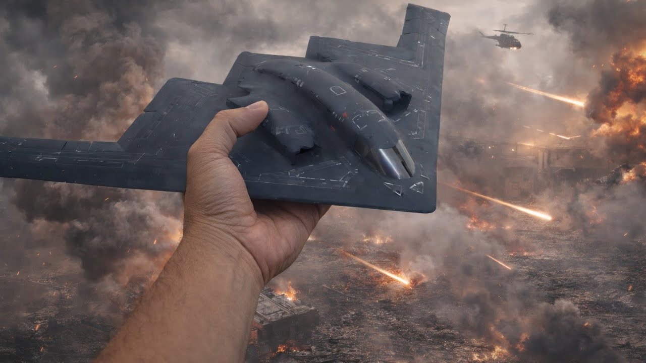 COMO FAZER UM AVIÃO BOMBARDEIRO B2 SPIRIT