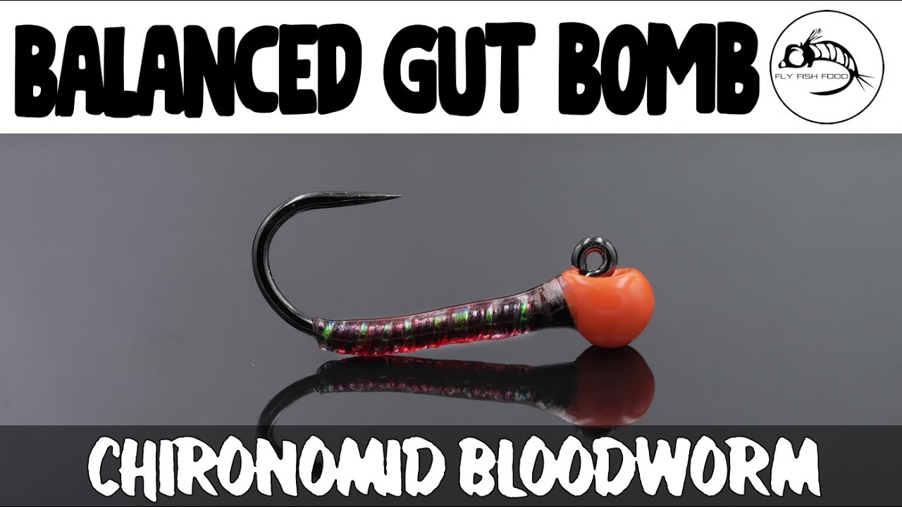 Fly Tying Tutorial: The Balanced Gut Bomb: CHIRONOMID larva bloodworm