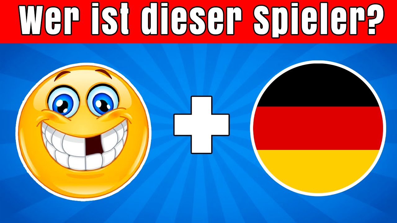 Kannst du den Fußballspieler nur anhand von Emojis erraten? | Fußball-Quiz
