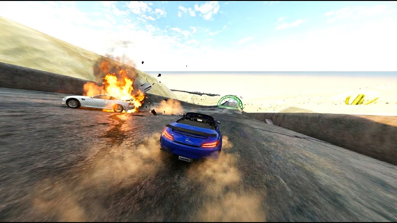 Full Throttle INSANE Long Downhill Mayhem! | BeamNG.drive Epic Crashes & Speed Test #2