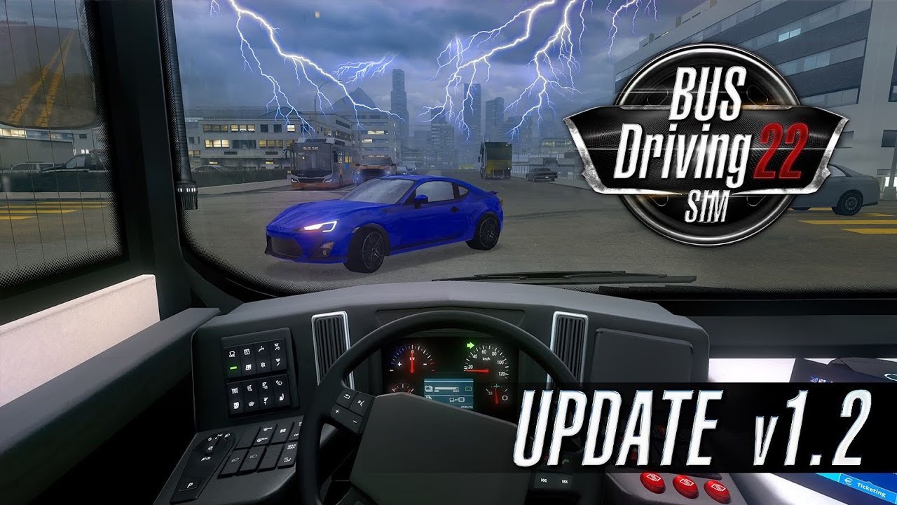 Bus Driving Sim V1.2 UPDATE- TrackIR, Bus Kneeling, New Sport Car & ETC