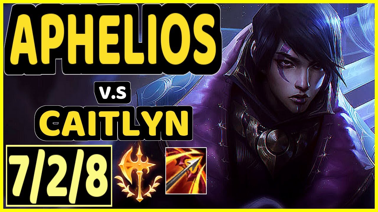 ARROW (APHELIOS) vs CAITLYN - 7/2/8 KDA BOTTOM ADC CHALLENGER GAMEPLAY - NA