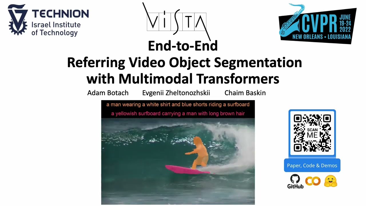 End to End Referring Video Object Segmentation With Multimodal Transformers | CVPR 2022