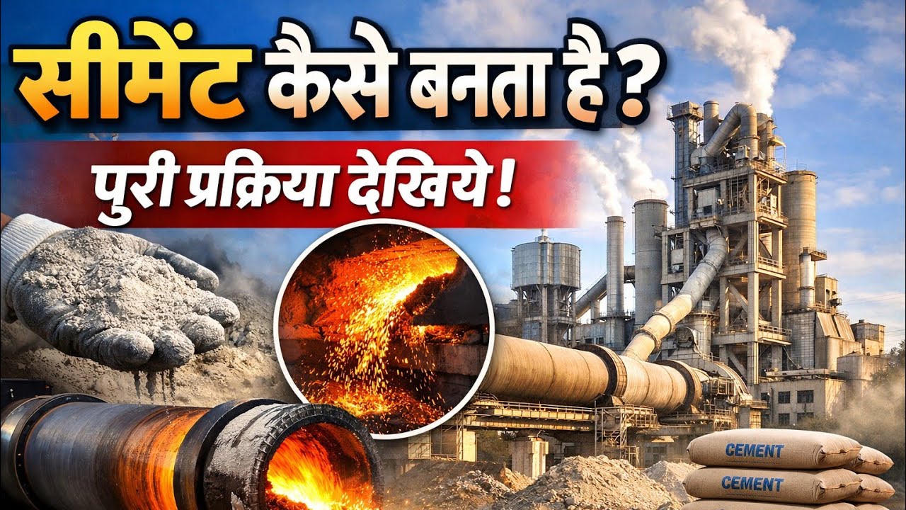 सीमेंट कैसे बनता है? | Cement Factory Full Process