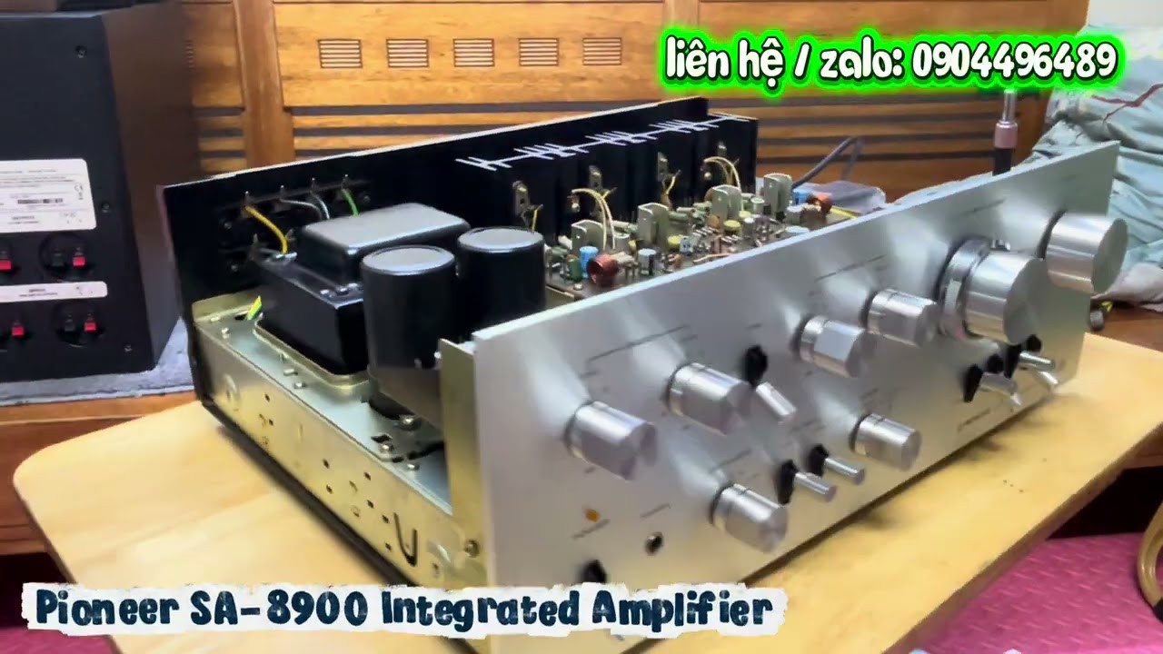 Amply Pioneer SA-8900 – Huyền thoại âm thanh Nhật Bản , về còn rất đẹp sáng liên hệ 0904496489...