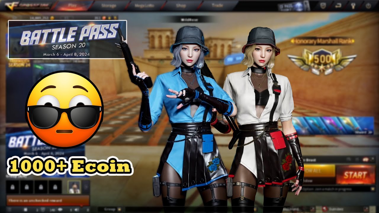 CFPH: Battle Pass Season 20 (Spent 1000+ Ecoin) Preview | Crossfire Philippines 3.0