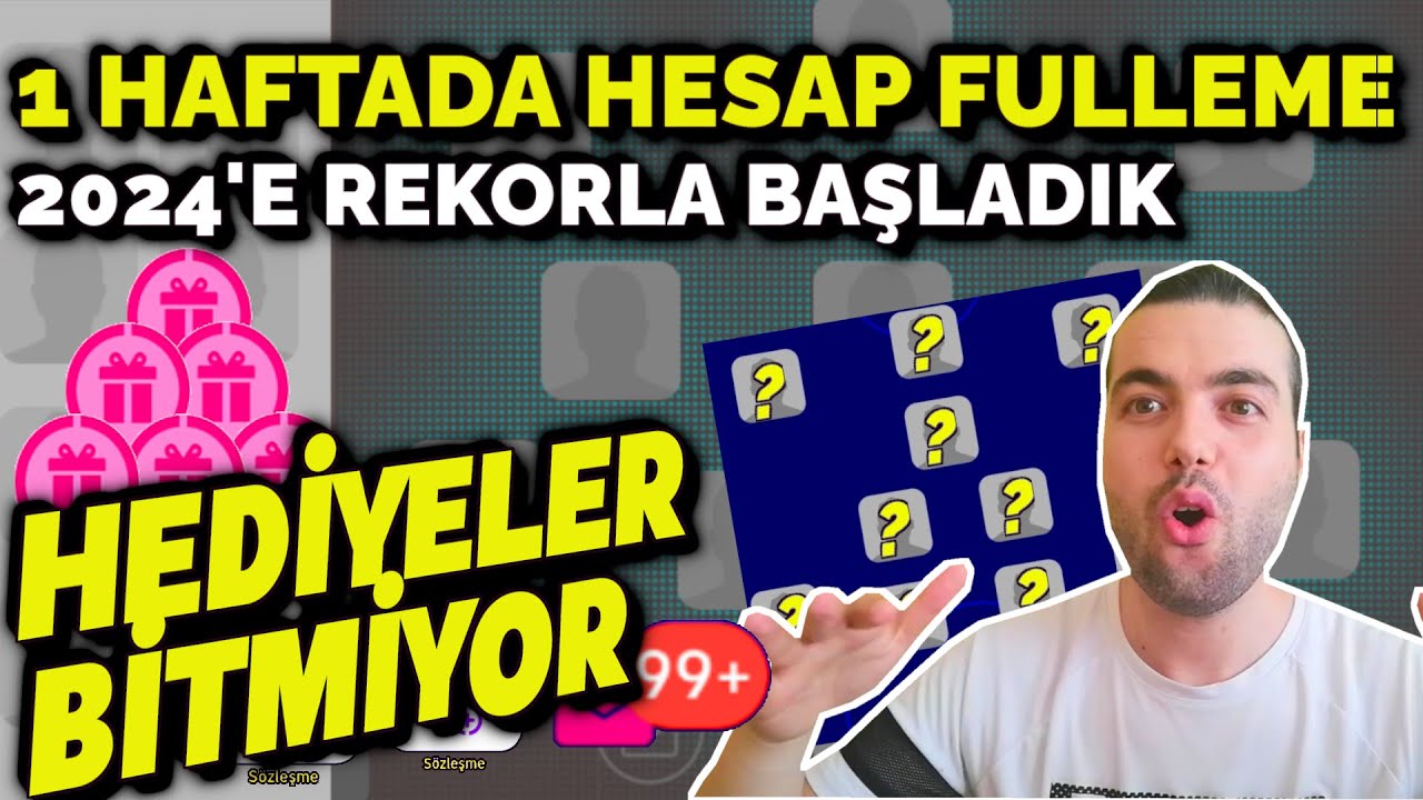 0 TL İLE 1 HAFTADA HESAP FULLEME #1 ✈️ REKOR KOLEKTİF GÜÇ İÇİN ÇOK HEDİYE VAR  eFootball 2024 Mobile