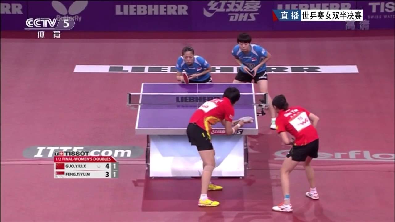 2013 WTTC (wd-sf) LI Xiaoxia / GUO Yue Vs FENG Tianwei / YU Menyu [HD] [Full Match/Chinese]