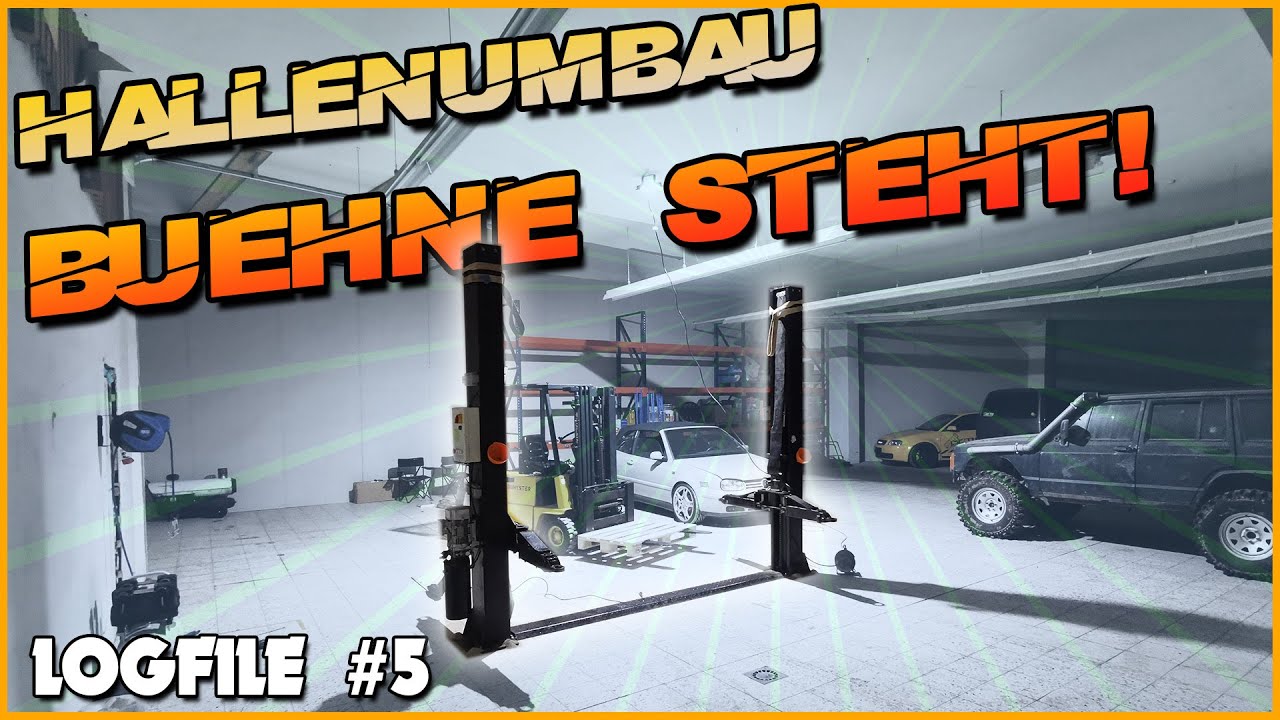Die B&uuml;hne steht schonmal! Hallenumbau | Logfile #5 | Beth Rennsporttechnik