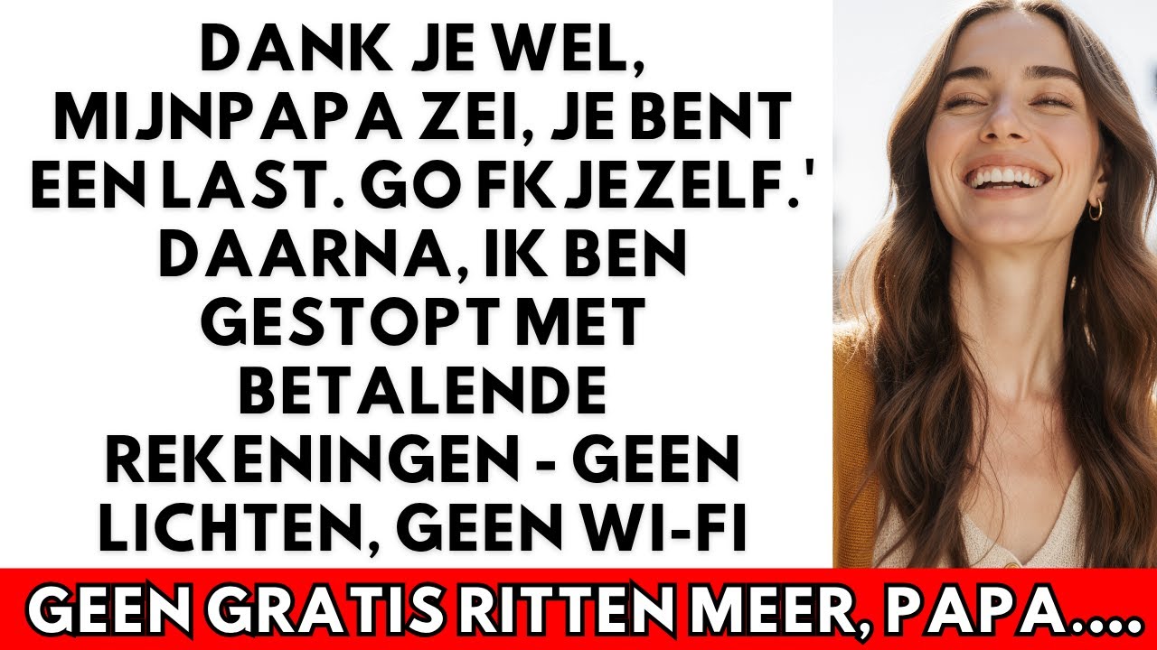 Op Thanksgiving zei mijn vader: 'Je bent een last en kunt niet meer bij ons blijven.' De volgende da