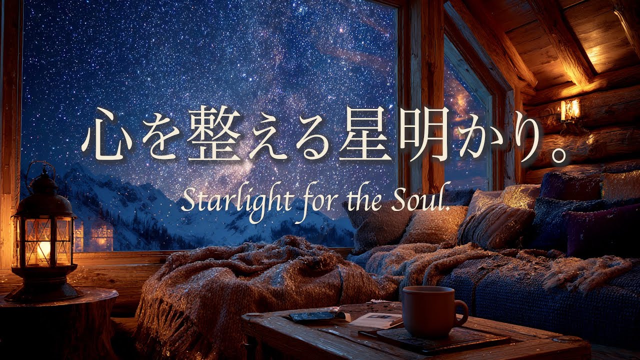 【夜のリラックスBGM】頑張った心に、星明かりの休息を。- Starlight Rest for Your Tired Heart.