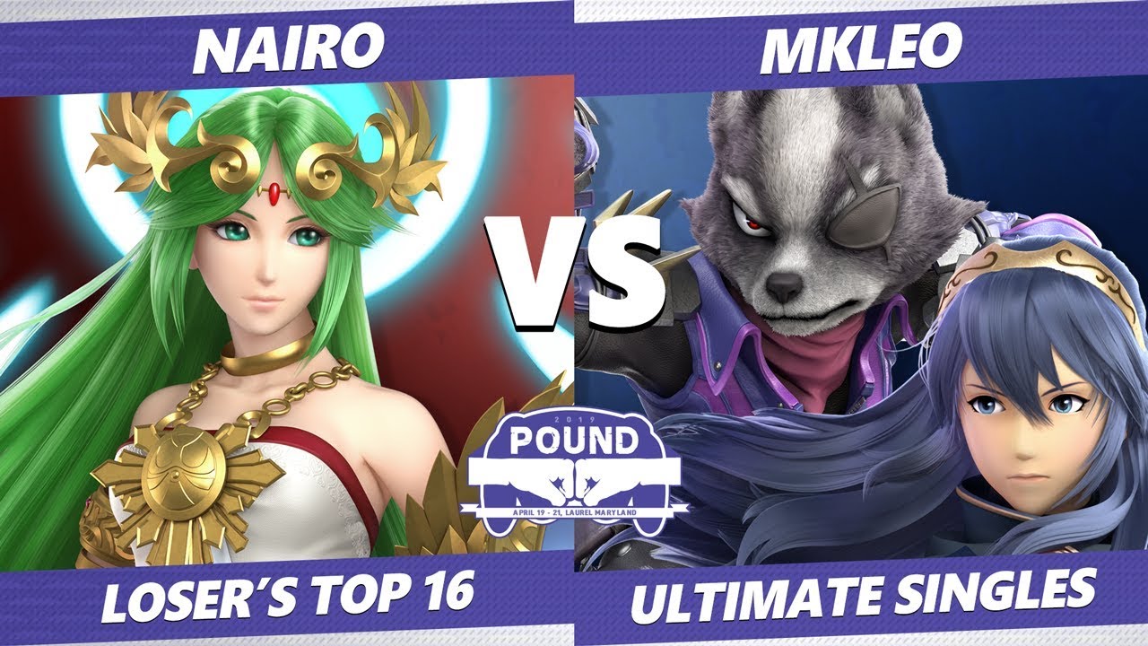 Pound 2019 SSBU - NRG Nairo (Palutena) VS FOX MVG MkLeo (Wolf, Lucina) Smash Ultimate Top 16 Losers