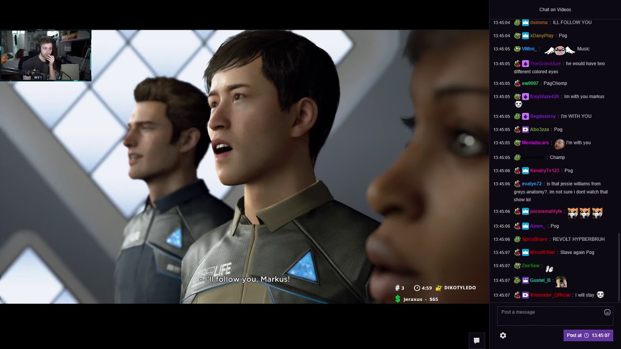 Sodapopopin Detroit: Become Human Full Playthrough with chat! (Part 2)
