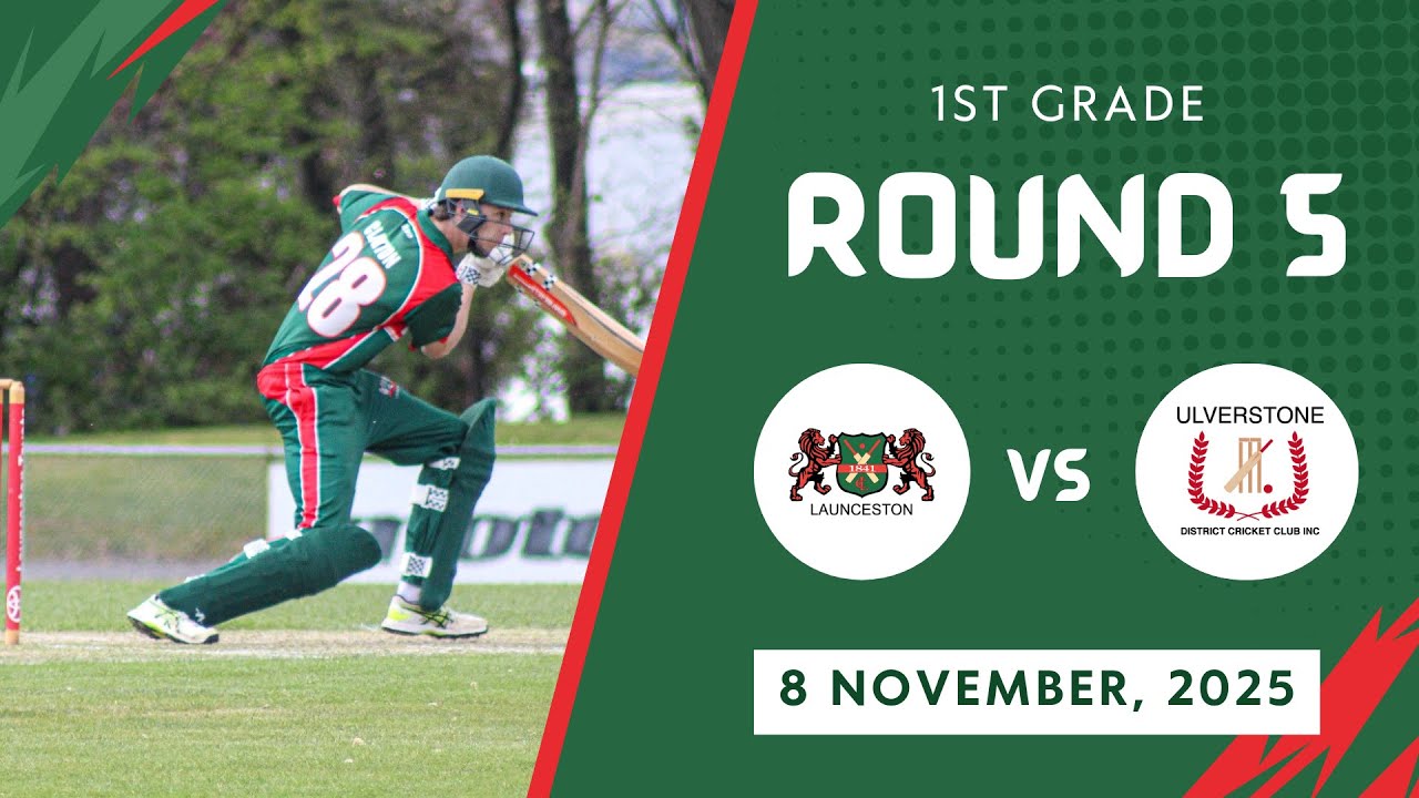 CN Men's 1st Grade match, Launceston v Ulverstone, Round 5, Season 2025-26