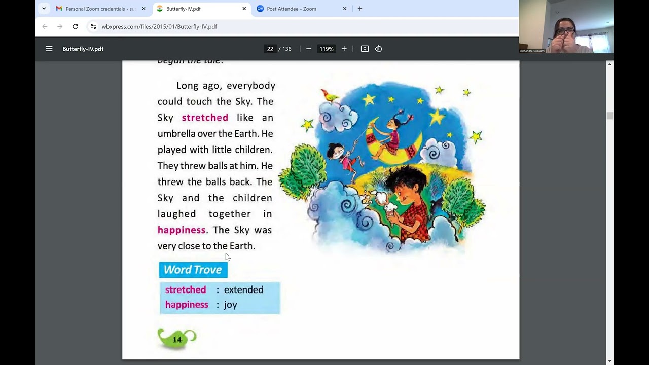 WB Board English Text Lesson 1 - Part 1