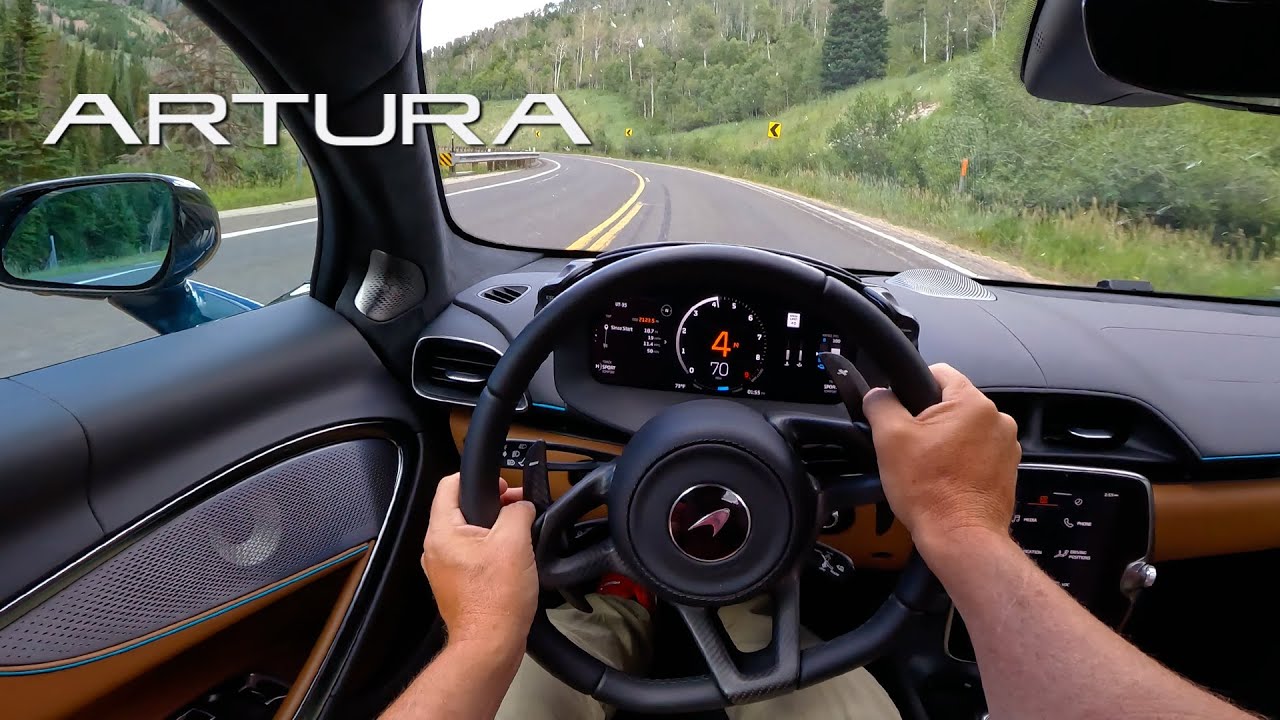 McLaren Artura POV на горной дороге — тест-драйв | Everyday Driver