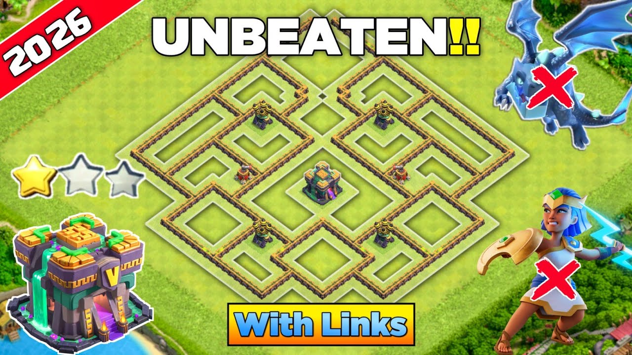 TOP 10! New Town Hall 14 (Th14) Trophy/Farming/Hybrid Base Layout + Copy Link 2026 | Clash Of Clans