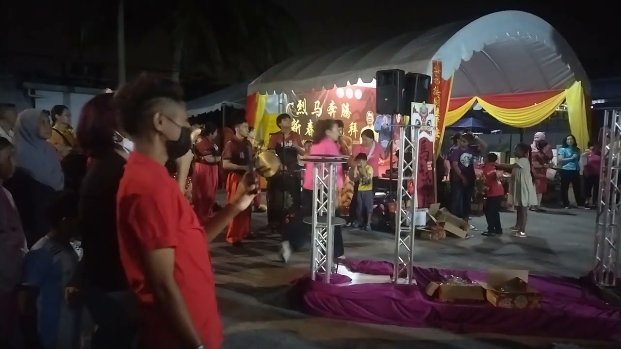 大年十九 Bukit Rahman Putra #舞狮跳庄 #年欢晚会