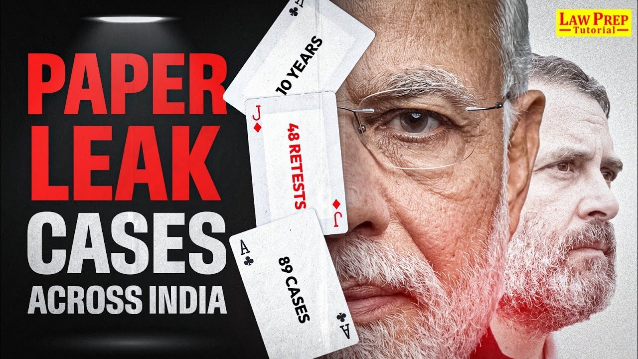 Biggest Paper Leak Cases in India | Major Paper Leak Scams Explained | Law Prep Tutorial 
