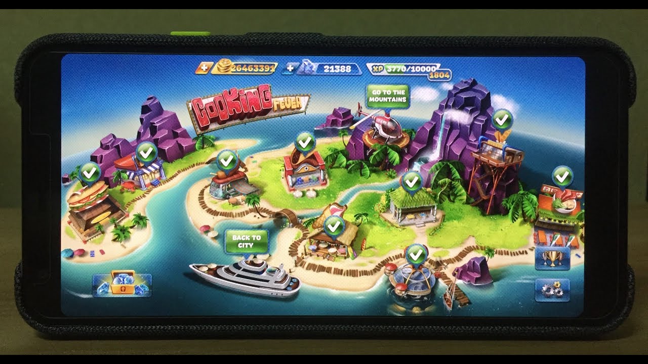 Cooking Fever Level 40th in the Paradise Island 20191126
