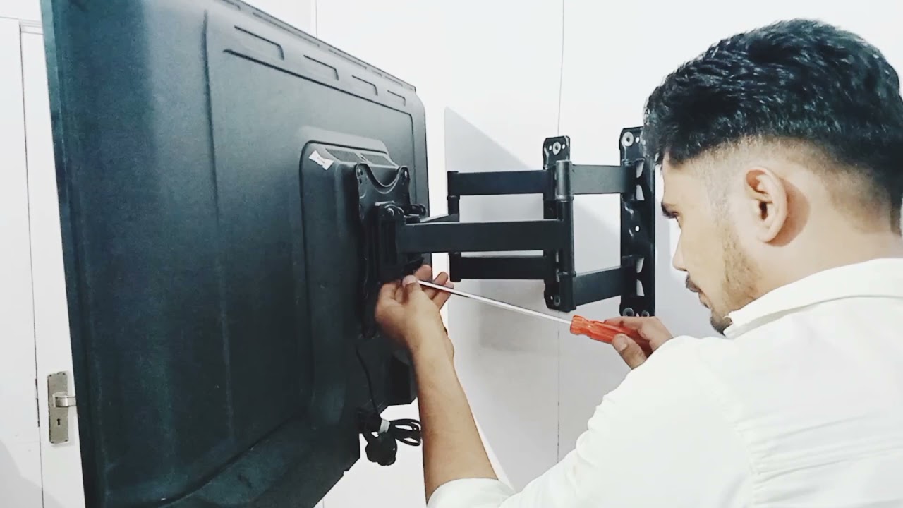 JBM MART P6 LED TV MOVABLE WALL MOUNT, MOVING STAND 32