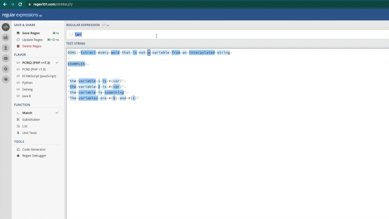 Practical Regular Expressions: Exercise 2