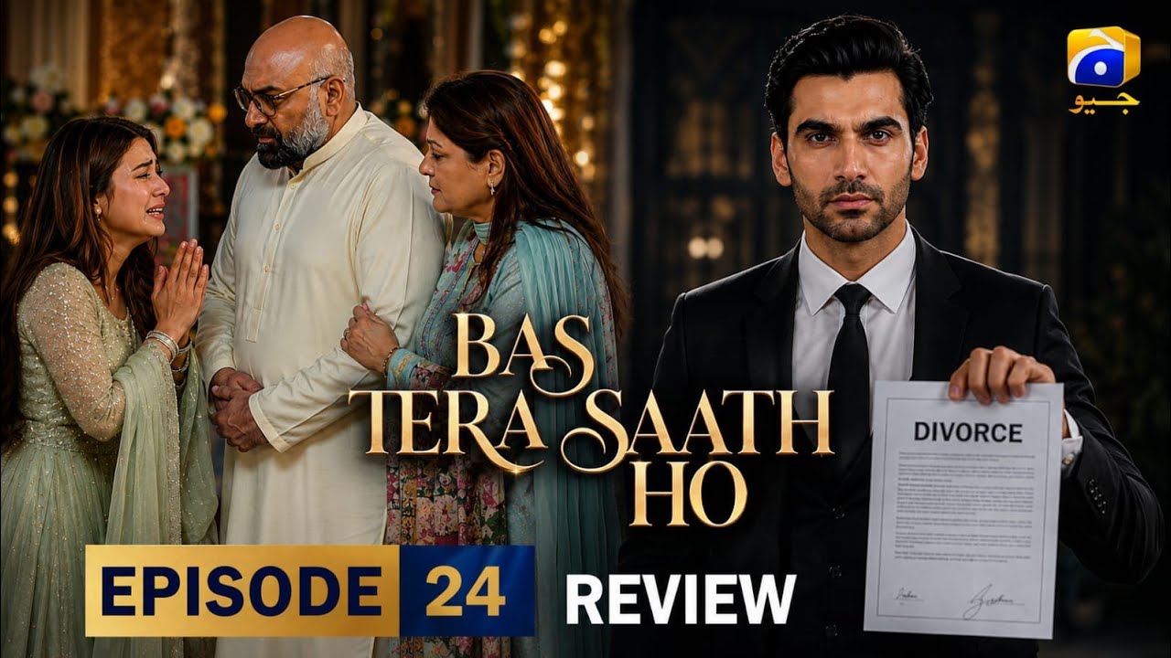 Bas Tera Saath Ho Episode 24 & 25| Promo | Farhan Saeed | Sana Javed  | Drama Review izhar vice